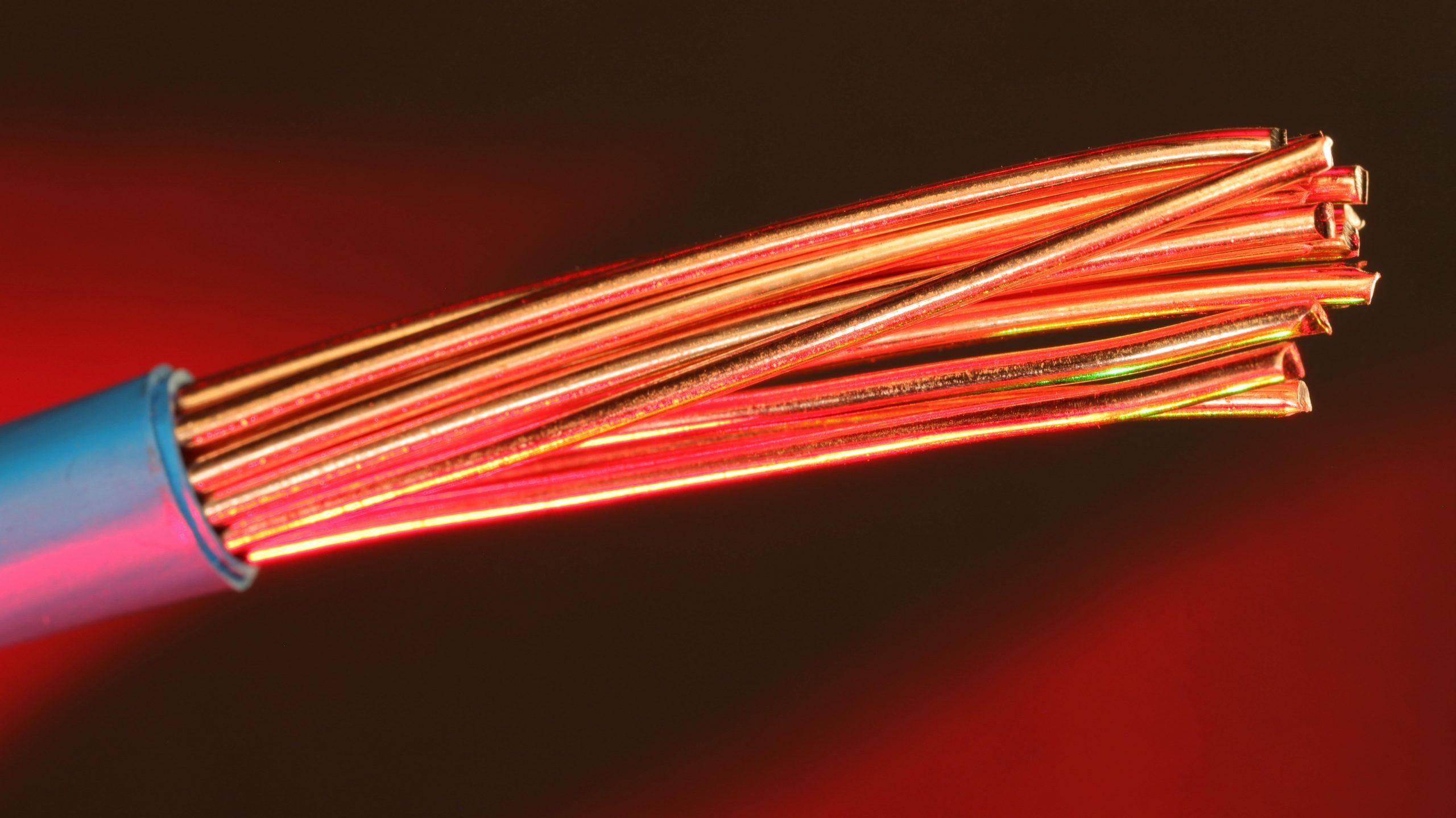internet fiber cable showing off the fibers