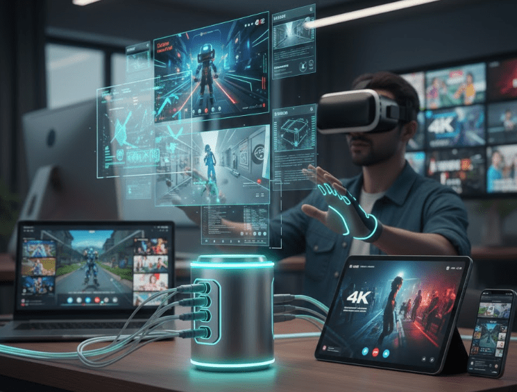 multiple devices streaming using internet