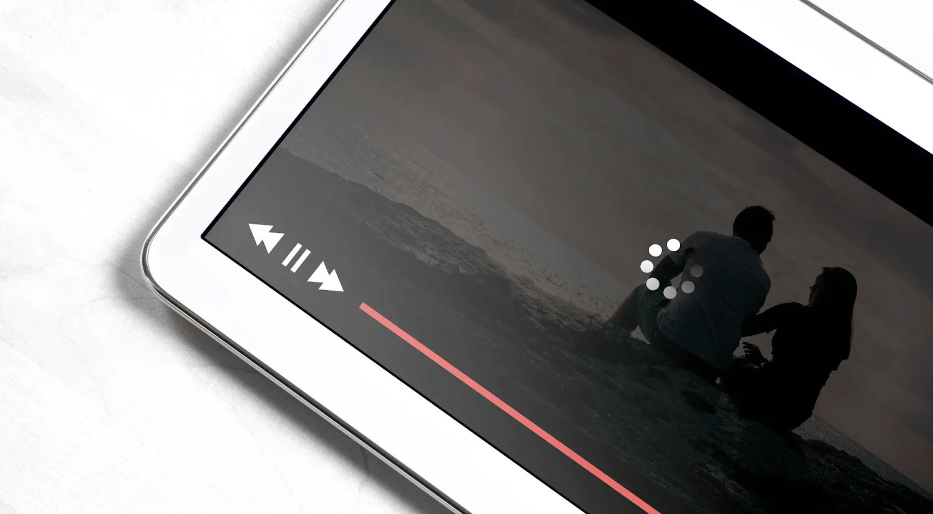 video loading while being played on a tablet